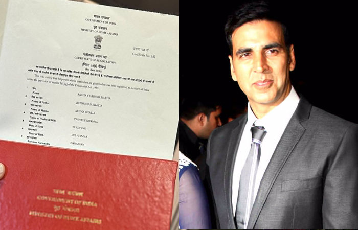 Akshay Kumar Indian Citizenship