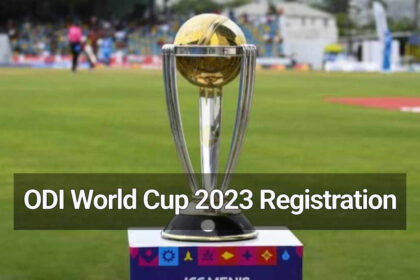 ODI World Cup 2023 Registration